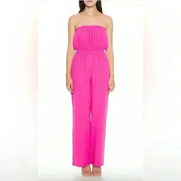 Forever 21 Pants - Strapless Pocket Jumpsuit